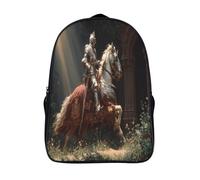 kaiyun Braves chevaliers en Europe au XVe siècle Sacs À Dos Adolescents,Design Respirant Cartable,Sac À Dos Enfant Pour Ecole,Garçon,Fille,Primaire 16 inch