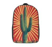 kaiyun Cactus Sacs À Dos Pour Étudiant,Mignonne Style Pop Art Décontracté Pour Garçons Filles Voituretable Scolaire 17inch