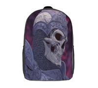 kaiyun Chainmail Crâne Sacs À Dos Étudiant Cartables Scolaires 3D Imprimé Chevalier à visage découvert Sacs D'école Pour Garçons Filles 17inch