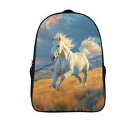 kaiyun Cheval Sac À Dos Filles Cartable Enfants Garçons 16 inch Grande Capacité Adolescents AnimalSac De Voyage Scolaire Poids Léger