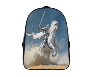 kaiyun Chevalier de cavalerie Sacs À Dos,imprim É 3D Cartable Art médiéval fantastique Sac Mode Pour Maternelle Ou Primaire 16 inch