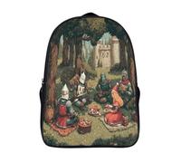 kaiyun Chevalier et princesse pique-niquant dans un parcSacs À Dos Pour Enfants École, Grande Capacité Adolescents Sac À Garçons Filles Voyage 39x29x16cm