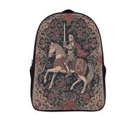 kaiyun Chevalier médiéval à cheval, brandissant une épée Sac À Dos Unisexe Loisir Backpack Garçons École Sacs Filles Cartable Daypacks Adulte Léger 39x29x16cm