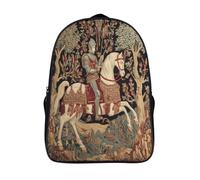 kaiyun Chevaliers médiévaux Sacs À Dos Adolescents,Design Respirant Cartable,Sac À Dos Enfant Pour Ecole,Garçon,Fille,Primaire 39x29x16cm