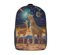 kaiyun Chevauchée de jaguar Sacs À Dos,Gazelle Cartable Avec Boucle De Réglage Pour Garçons Et Filles,17inch Léger Décontracté Sac De Voyage