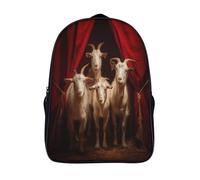 kaiyun Chèvres in The Circus Sac À Dos Cartable Scolaire Boucle De Réglage Sac A Dos Filles Garçons Pour Enfants Mignon Sac Scolaire 16 inch