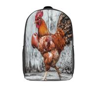 kaiyun Coq Sac À Dos Enfant Garçon Et Fille Cartable,Boxer De Sac Dos De Grande Capacité Les Bon Pour L'école Et Les Voyages 17inch