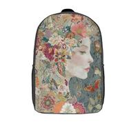 kaiyun Déesse papillon Sac À Dos Enfant Garçon Et Fille Cartable, De Sac Dos De Grande Capacité Les Bon Pour L'école Et Les Voyages 17inch