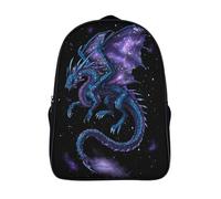 kaiyun Dragon bleu Flying in Space Sac À Dos Enfant Fille Garçons Adolescents Primaire Avec Boucle De Réglage Cartables Scolaires 16 inch