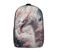 kaiyun Dragon mythique Sac À Dos Filles Cartable Enfants Garçons 17inch Grande Capacité Adolescents Art fantastique asiatique Sac De Voyage Scolaire Poids Léger