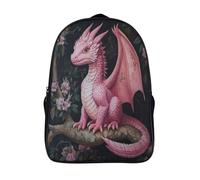 kaiyun Dragon Rose Femme Sac À Dos Garçons École Sacs Cartable Tree Full of Fleurs Daypacks Adulte Fashion Décontracté Bag College Pack 16 inch