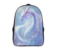 kaiyun Dragon Sac À Dos Enfant,Léger Mignon Cartable Garçons Filles Étudiant Utilisation Quotidienne Lumière magique des nuages Sac 16 inch