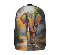 kaiyun Éléphant Sac A Dos Ecole Primaire,Sac À Dos Pour Enfants - Rive Sac De Livre D'école Adolescents Con Boucle De Réglage 17inch