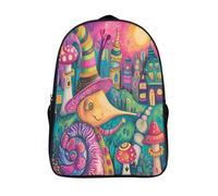 kaiyun EsVoituregot maire Sac À Dos Filles Voituretable Enfants Garçons 16 inch Grande Capacité Adolescents Champignon Sac De Voyage Scolaire Poids Léger