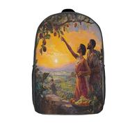 kaiyun Ève, Adam et le Jardin d'Éden Sac À Dos Enfant,Léger Mignon Cartable Garçons Filles Étudiant Utilisation Quotidienne Sac 17inch