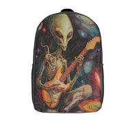 kaiyun Extraterrestres psychédéliques Sac À Dos Répandre l'Évangile Voituretable Scolaire Boucle De Réglage Sac A Dos Filles Garçons Pour Enfants Mignon Sac Scolaire 17inch