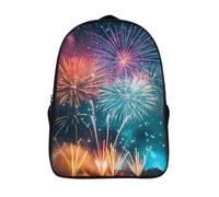 kaiyun Feux d'artifice, Coloré Sac À Dos Cartable Blooming in The Ciel BackpacK Scolaire Enfants Portable Léger Et Design Respirant Unisexe 16 inch College Pack
