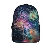 kaiyun Feux d'Artifice, ColoréSacs À Dos Pour Enfants École,Blooming in The Ciel Grande Capacité Adolescents Sac À Garçons Filles Voyage 16 inch