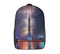 kaiyun Feux d'artifice DazzleSacs À Dos Pour Enfants École,Canton Tour Grande Capacité Adolescents Sac À Garçons Filles Voyage 17inch