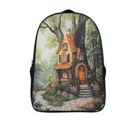 kaiyun Forêt printanière Sac À Dos Enfant Fille Cabane dans les arbres Garçons Adolescents Primaire Avec Boucle De Réglage Cartables Scolaires 16 inch