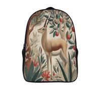 kaiyun Gazelle des bois entourée de mesquites Femme Sac À Dos Garçons École Sacs Cartable Daypacks Adulte Fashion Décontracté Bag College Pack 39x29x16cm
