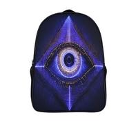 kaiyun Giant All-Seeing Eye Sacs À Dos Adolescents,Design Respirant Cartable Fibre optique,Sac À Dos Enfant Pour Ecole,Garçon,Fille,Primaire 16 inch