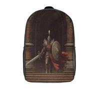 kaiyun Gráficos Medievales, Hombres Con Armadura Ornamentada. Sac À Dos D'école Imprimé 3D Sac À Unisexe Pour Enfants/étudiants/Adultes 17inch