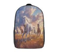 kaiyun Grandes plaines Femme Sac À Dos Garçons École Sacs Voituretable Wonder Cheval Daypacks Adulte Fashion Décontracté Bag College Pack 17inch