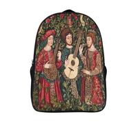 kaiyun Groupe de rock folk médiéval Sacs À Dos Étudiant Cartables Scolaires 3D Imprimé Manuscrit enluminé Sacs D'école Pour Garçons Filles 16 inch