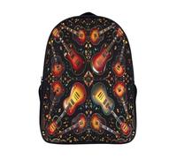 kaiyun Guitareees Sacs À Dos,Instrument de musiques Voituretable Avec Boucle De Réglage Pour Garçons Et Filles,16 inch Léger Décontracté Sac De Voyage