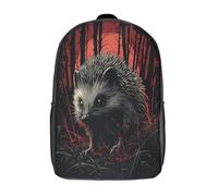 kaiyun Hérisson dans la forêtSacs À Dos Pour Enfants École,Illustration de faune Grande Capacité Adolescents Sac À Garçons Filles Voyage 17inch