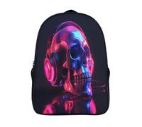 kaiyun Human Crâne Sacs À Dos,3D Imprimé Gothique Étudiant Cartable Garçons Filles Livre Sac Pour Maternelle Ou Primaire 16 inch