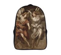 kaiyun Images d'anges Sac À Dos Cartable BackpacK Scolaire Enfants Portable Léger Et Design Respirant Unisexe 39x29x16cm College Pack