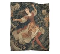 kaiyun Jeune Fille Dansant avec Un démon Édredon | Couverture De Canapé | Housse De Voyage Douce Et,50x60inch(127x152cm)