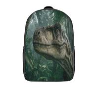 kaiyun Jungle dense Sac À Dos D'école Albertosaure à la recherche de nourriture Imprimé 3D Sac À Unisexe Pour Enfants/étudiants/Adultes 17inch