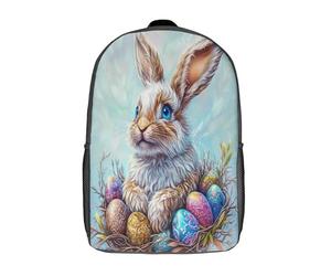 kaiyun Lapin in The Nest Sacs À Dos,imprim É 3D Cartable Œufs de Pâques Sac Mode Pour Maternelle Ou Primaire 17inch
