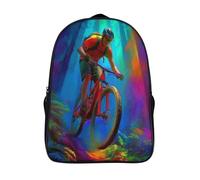 kaiyun L'art du mouvement Sacs À Dos,Vélos de montagne électriques Cartable Avec Boucle De Réglage Pour Garçons Et Filles,16 inch Léger Décontracté Sac De Voyage