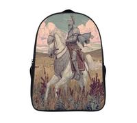 kaiyun Le chevalier porte une armure brillante Décontractée Sac À Dos Enfants Cartables Fille Garçons Sac D'école Pour Scolaire Ou Voyage 16 inch
