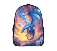 kaiyun Le Dragon majestueuxSacs À Dos Pour Enfants École,Les nuages roulant dans le ciel Grande Capacité Adolescents Sac À Garçons Filles Voyage 16 inch