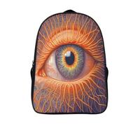 kaiyun Le troisième œil Sac À Dos Unisexe Loisir Backpack Garçons École Sacs Filles Résumé Cartable Daypacks Adulte Léger 16 inch