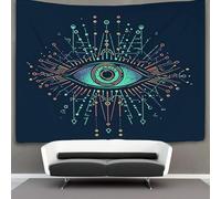 kaiyun Le troisième œil Tapisserie Motif de symbole Murale Tenture Dortoir Chambre Salon 180cmx230cm
