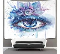 kaiyun Le troisième œil Tapisserie,Motif peint À Suspendre Au Mur,Décoration Murale Pour Chambre Dortoir Fête 150cmx200cm