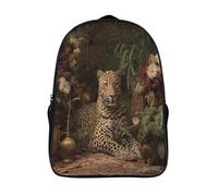 kaiyun Léopard de PerseSacs À Dos Pour Enfants École, Grande Capacité Adolescents Sac À Garçons Filles Voyage 39x29x16cm