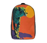 kaiyun Léopard, fond simple Sac À Dos Unisexe Loisir Backpack Garçons École Sacs Filles Cartable Daypacks Adulte Léger 17inch