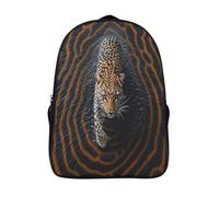 kaiyun Léopard vu du ciel Femme Sac À Dos Garçons École Sacs Cartable Art optique Daypacks Adulte Fashion Décontracté Bag College Pack 16 inch