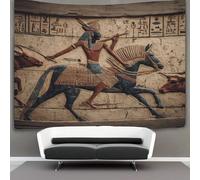kaiyun Les rois de l'Égypte antique montaient à cheval comme des Vache-boys Tapisserie Tenture Murales Décoration Murale,impression HD Pour Salon,chambre À Coucher Et Dortoir 130cmx150cm