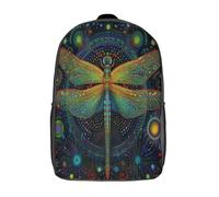 kaiyun Libellule verte Sacs À Dos Adolescents,Design Respirant Voituretable Style tarot,Sac À Dos Enfant Pour Ecole,Garçon,Fille,Primaire 17inch