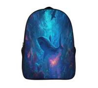 kaiyun L'Océan Vaste Sac À Dos Enfants - Garçons Filles Requins And Various Poissons Cartable Scolaire Adolescents Bon Pour L'école Et Les Voyages 16 inch