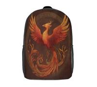 kaiyun L'oiseau d'immortalité dans la mythologie perse Cartable Imprimé 3D Sac À Dos Pour Ordinateur Portable Unisexe Pour Enfants/étudiants/Adultes 17inch