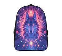 kaiyun Loups Sac À Dos D'écolier,imprimé En 3D,Faune sauvage Voituretables Scolaires Enfants,Grande Capacité,pour Voyage,léger 16 inch